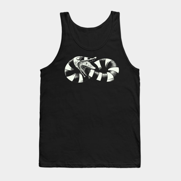 Infinity worm (back in black) Tank Top by poopsmoothie